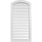 Ekena Millwork Arch Top Surface Mount PVC Gable Vent w/ 2"W x 2"P Brickmould Sill Frame, 20"W x 38"H GVPAR20X3803SN - alternate 1
